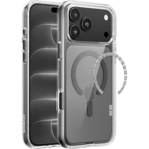 Θήκη MagEasy Bright M Magsafe Transparent Slate iPhone 18 Pro Max/17 Pro Max