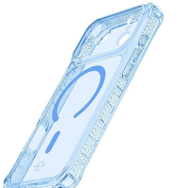 Θήκη ITSKINS Hybrid Clear MagSafe Light Blue iPhone 18 Pro Max/17 Pro Max