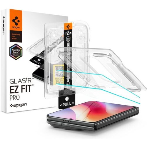 (2-Pack) Spigen GLAS.tR EZ Fit Pro Tempered Glass iPhone Duo