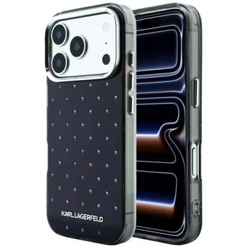 Θήκη Karl Lagerfeld IML Rhinestones Allover Black iPhone 18 Pro Max/17 Pro Max