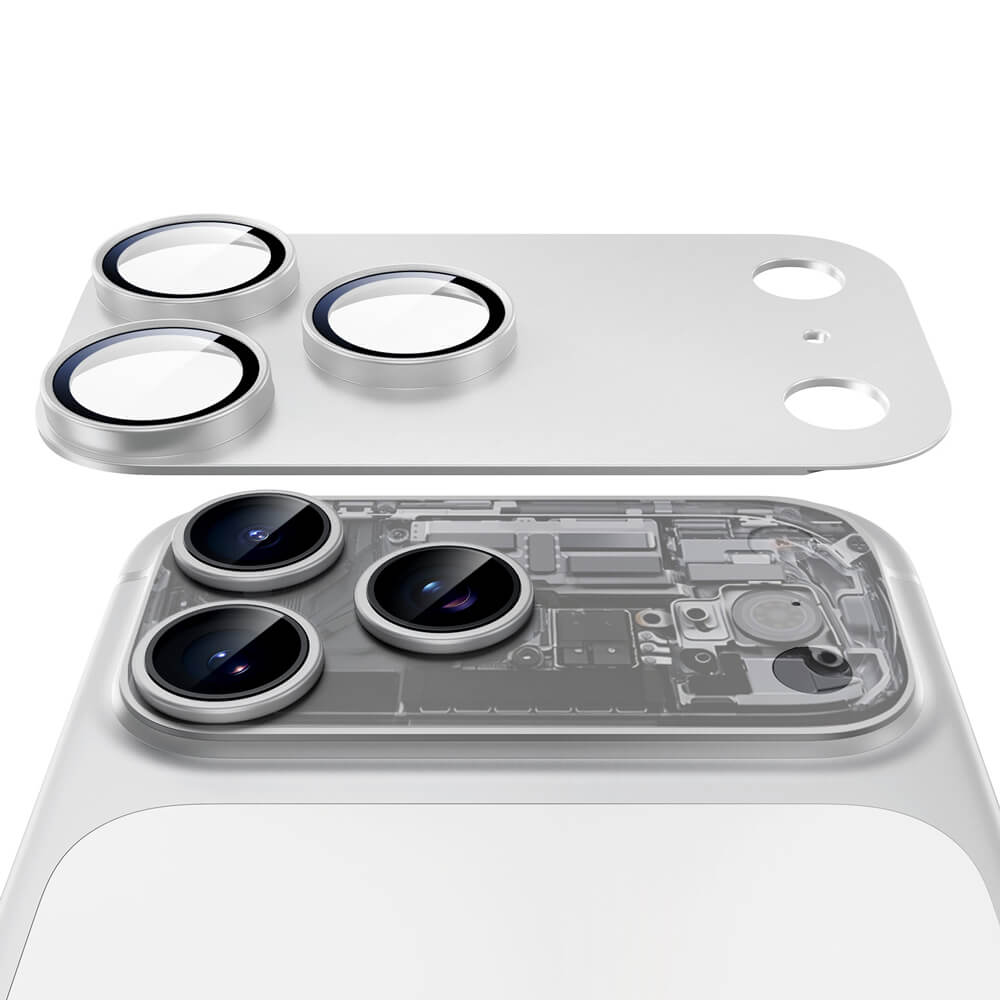 ESR Armorite Pro Camera Lens Protector Full Coverage Silver iPhone 18 Pro Max