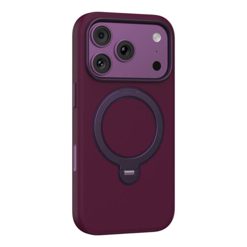 Θήκη Mutural Cloud KickStand Ring Magsafe Dark Cherry iPhone 18 Pro Max/17 Pro Max